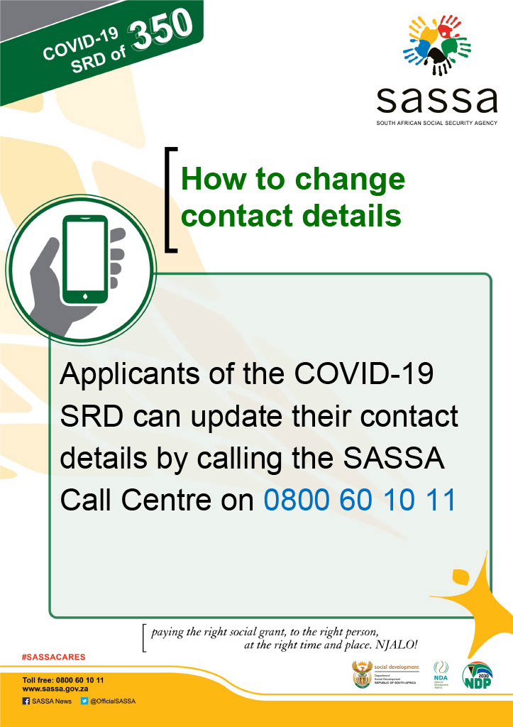 Sassa Change Phone Number Online